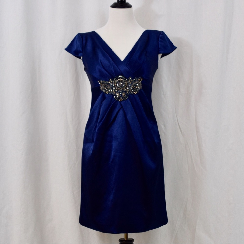 JS Collections Navy Party Dress